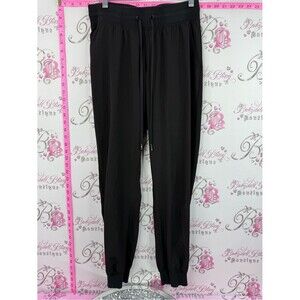Anko pants Black Drawstring Joggers stretchy soft comfy